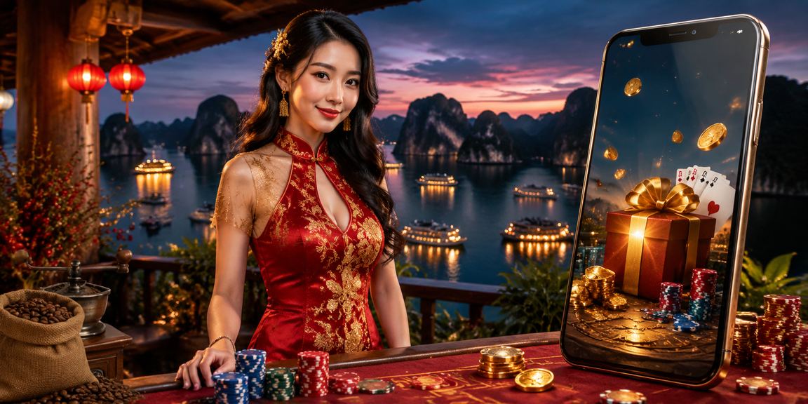 Khung cảnh Hạ Long gợi ý trải nghiệm casino di động trong thời gian rảnh