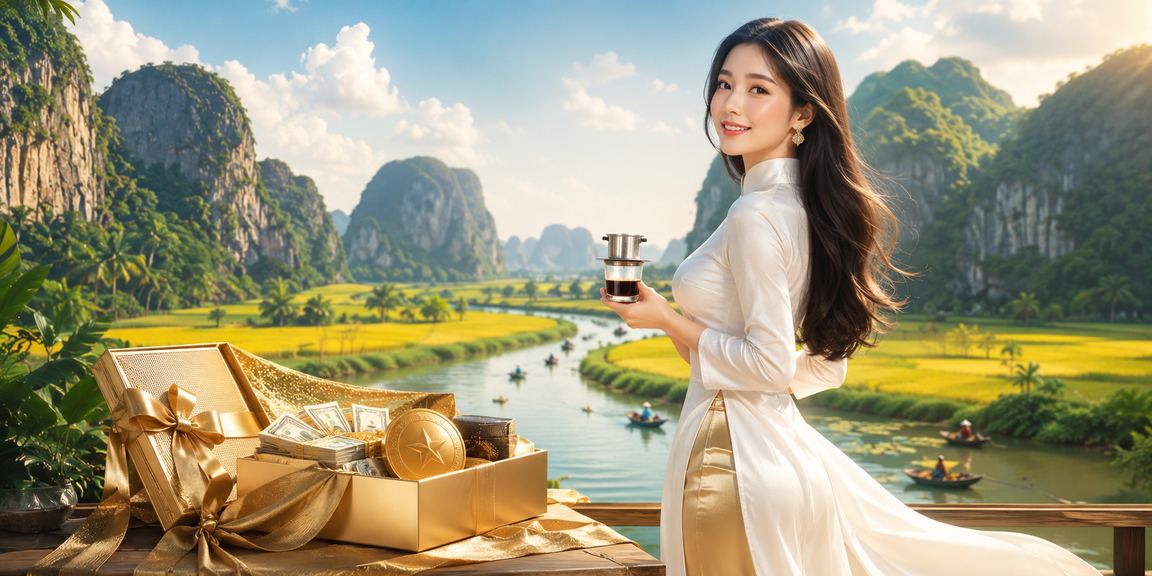 Bối cảnh Ninh Bình minh họa danh mục casino và trò chơi trực tuyến